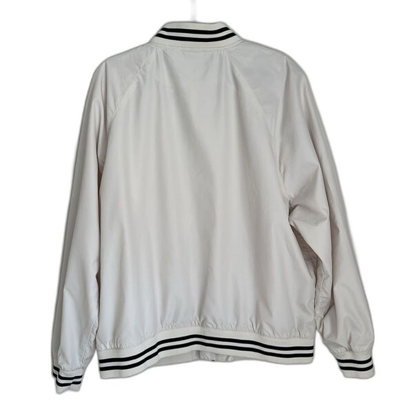 H&M Men’s Bomber Jacket White Size XL - Picture 2 of 11